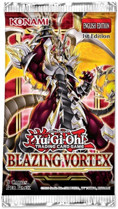 Yu-Gi-Oh Blazing Vortex 1st Edition Booster Pack